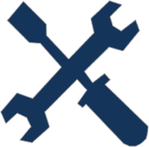 screwdriver and wrench icon